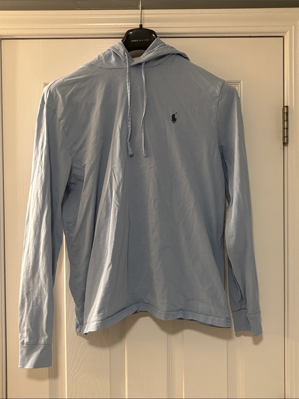 Polo by Ralph Lauren Light Blue Long Sleeve Hooded Tee